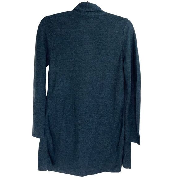 Eileen Fisher Blue Open Front Lightweight Cardigan Size XS - Picture 2 of 5